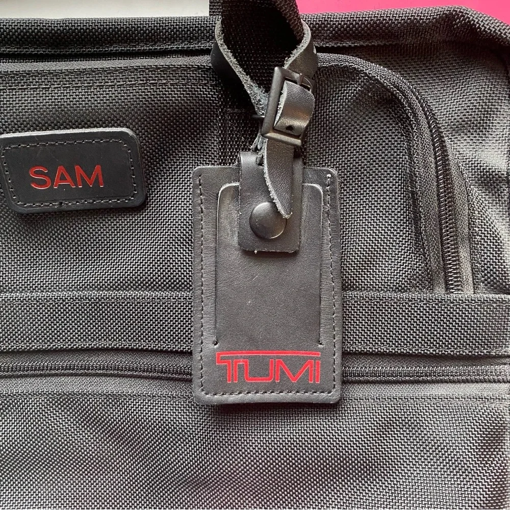Tumi Black Nylon Laptop Briefcase Business Bag